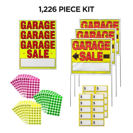 Sunburst Systems Deluxe Garage Sale Kit 3035